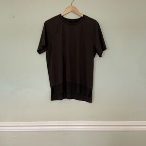 Athleta Top Size Small Athletic Activewear Workout Gym Dark Brown